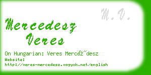 mercedesz veres business card